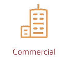 Skyscraper icon with text, 
