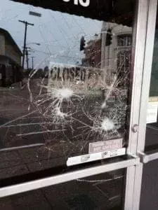 Our film prevented this local shop owner from being broken into.